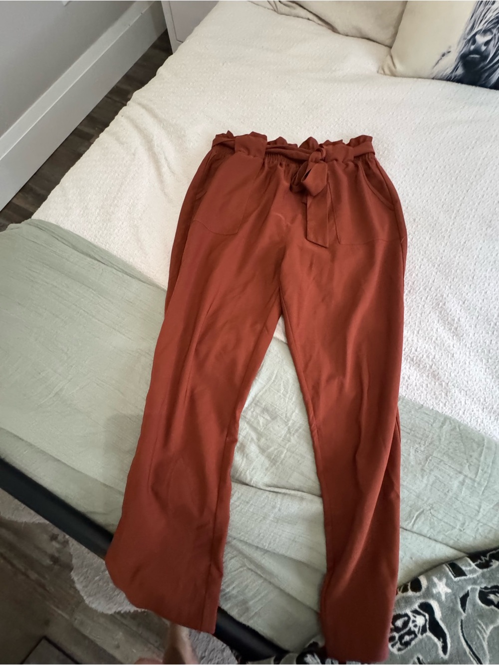 Amazon Grace Karin Rust Brown Elastic Waist Skirt